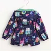 Coat Windbreaker For Girls Sweatshirts Kids Print Flower Sports Jacket Hoodies Clothes Jackets Boys Autumn 30