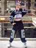 Стадия ношения Kpop Kids Hip Hop Costum