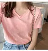 女性用Tシャツ2023ルーズサイズ竹コットンサマーシャツ女性特大のTシャツの女性服トップクロップTシャツ女性半袖