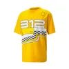 F1ジャージーTシャツ2022フォーミュラ1チームロゴブランドTシャツ夏の男子カジュアルスポーツスタイル通気性半袖ティープラスサイズ