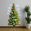 Presente Wrap Window Christmas Sticking Decoration Decalques de floco de neve Decal