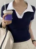 Kvinnors T-skjortor Gothiscyn Girl Kort ärmar Vintage T-shirt Y2K Top Streetwear Women kläder Summer Casual Tees Harajuku Ladies