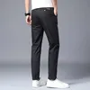 Men's Pants Jogger Summer Clothes For Men Solid Trousers 2023 Loose Cool Elastic Band Thin Work Vintage Wide Legs Mens