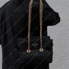 Luxurys Nylon Designer Sacos de ombro para mulher Vintage Moda Mens Mags Bolsas de Chain Chain Bolsas de p￡ra -quedas z￭per bolsa
