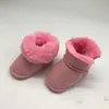 Распродажа Детские сапоги для мальчиков и девочек Зимняя обувь My First Walkers For Baby Boys Однотонные сапоги для младенцев