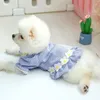 犬のアパレル夏の薄いプリンセスドレス