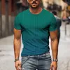 Men's T Shirts Casual Striped Print T-shirt Fashion Streetwear Slim Line Short Sleeve Retro Style Oversized Arrival