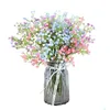Couronnes de fleurs décoratives Gypsophila 90 têtes 52 cm bébés souffle artificielle en plastique bricolage bouquets floraux arrangement pour mariage Ho Dhihr