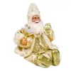 Juldekorationer alf Xmas -år Santa Claus Sitting Big Doll Fabric Kid Toys Gift For Home