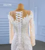 Mermaid Wedding Dress Deep V Sweetheart Collar Long Sleeve Luxury Slim High Bridal Formulation SM222196