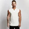 Herren T -Shirts sexy Baumwoll gegen Nacken T -Shirt -Training Tank Top Running Sportswear 230109