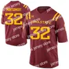 American College Football Wear NCAA Custom Iowa State College Cyclones koszulki piłkarskie zszyte Sean Shaw Jr. Retey Real Mitchell Allen Lazard Breece Hall Kyle K