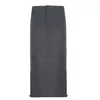 Skirts Beautiful Simple Casual Baggy Cargo Long Skirt Work Fine Sewn 3D Cutting