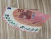 L01295 gefälschte Geld Banknotes Requisite -Sammelverbot QJSB gefälschte Euros Business Geschenke 10 Rechnungen spielen Billet Faux Party CUR 1252229