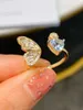 Klusterringar sx smycken solid 18k gul guld natur 0,7ct blå akvamarin ädelstenar för kvinnor fina smyckepresenter