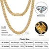 Hip Hop Jewelry Iced Out 12mm 925 Sterling Silver Vvs Moissanite Diamond Cuban Link Chain Necklace