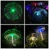 2PCS Solar Garden Light Outdood Waterproof Fibre Optic Jelly Lawn Lights Light