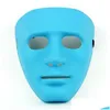 Autres fournitures de fête festive Hip Jabbawo Hop Mask Street Step Dance Bboy Male Halloween Stage Performance Masks Drop Delivery Home Dh7Jx