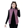 Kvinnors västar 2023 Höst- och vinterstil Vest Light Cotton-Padded Jacket Fashion Casual Outwear Warm Coats H601