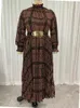 Plus size jurken toleen dames maxi long 2023 herfst winter luxe chic elegante Turkse Afrikaanse feestavond trouwkleding