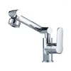 Bathroom Sink Faucets Black Faucet 1080 Degree Rotation Basin Mixer Cold & Water Single Handle Gray Chrome