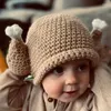 Chapeaux Thanksgiving Turquie Pilon Chapeau Enfants Filles Garçons Hiver Chaud À La Main Tricoté Enfants Bébé Et Casquettes Pography Props