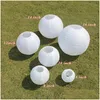 Décorations de Noël 10pcs 6810121416 pouces style japonais rond blanc lanternes de papier lampion boule modèle de bricolage pour le festival de mariage par Dh4Hq