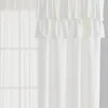 Gardin helt enkelt Shabby Chic Ruffled Solid Ivory Window Panels och Sheers uppsättning av 4 50 x 63