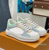 Designer Luxury TimeOut Sneakers Women Casual Shoes Lady Soft Embossed Lambskin Calfskin White Pad Pattern Trend Retro Styles3