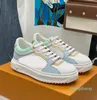 Designer Luxe TimeOut Sneakers Vrouwen Casual Schoenen Dame Zacht Reliëf Lamsleer Kalfsleer Wit Pad Patroon Trend Retro Styles3