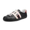 Mens Casual Shoes Casual Green Green Red Stripe Italy Bee Women Sneaker Trainers 35-45 Mkjk Rh6000002