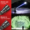Flashlights Torches 9990000LM 600W Rechargeable Flashlight with USB Charging Powerful Flashlight 5000m High Power LED Flashlights Tactical Lanterns 0109