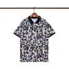 Mężczyźni swobodny koszulki Moda Business Bowling Hawaii Style 2023 Summer Seaside Beach Shirt Tleeve koszule