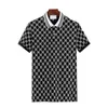 2023 Estate Vestiti di marca Designer di lusso Polo da uomo Casual Polo Moda Snake Bee Stampa Ricamo T Shirt High Street Mens Polo M-3XL all'ingrosso