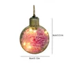 Décoration de fête LED String Lights Fée Gypsophile Bubble Ball Lampe Éclairage De Vacances Guirlande Batterie USB Intérieur Pour Mariage De Noël