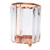 Storage Boxes Crystal Makeup Nail Art Brush Cylinder Modern Desktop Barrel For Pencil Pen Perfumes Polish Bedroom Study Room