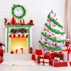 Christmas Decorations 6Pcs 2M Tinsel Garland For Birthday Wedding Year Hanging Decor Metallic Twist Xmas Tree Ornament