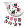 Schoenonderdelen accessoires charmes groothandel jeugdherinneringen roze skl champignon slak cartoon croc pvc decoratie gesp zacht rubber dhsei