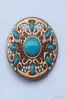 Cowgirl Indian ladies Turquoise Stone Belt Buckle Bronze Finish3857768