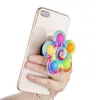 Fidget Spinner Leksaker Mobiltelefonställ Finger Push Bubble Hand Spinners Mobiltelefonhållare för ADHD Ångest Stresslindring Sensorisk Fest Favor Kids Toy 1302