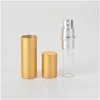 Opbergdozen Bins 5 ml per fles aluminium geanodiseerde compacte verouderde geurglas glazen geur -ravulable make -up spray d dhihb