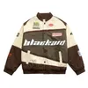 Männer Jackets Herbst und Winter Amerikaner Retro Hip Hop Y2K Loose Männer Frauen dünne Baseball -Kleidung Street Renn Jacke 230107