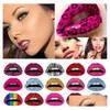 Temporary Tattoos Lip Tattoo Stickers Lipstick Art Transfers Kiss Lips Body Beauty Makeup Waterproof Drop Delivery Health Dhkuz