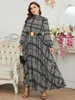 Plus size jurken toleen dames maxi long 2023 herfst winter luxe chic elegante Turkse Afrikaanse feestavond trouwkleding