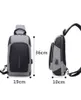 Waist Bags Chest Beach Bag For Men USB Charging Waterproof Pack Casual Crossbody Bolsa Feminina Sac Small Sling Single Shoulder Travel Male