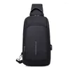 Waist Bags Chest Beach Bag For Men USB Charging Waterproof Pack Casual Crossbody Bolsa Feminina Sac Small Sling Single Shoulder Travel Male