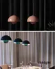 레스토랑 펜던트 램프 부엌 식당 LED 조명 현대 매달이 조명 침실 거실을위한 노르딕 7 컬러 LRS028