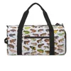 Outdoor -Taschen mehrfarbige Frosch Sport Aquarell Splash Funny Animal Fitness Accessoires Bag Training Fitness Handtasche für Männer Frauen