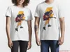 T-shirts pour hommes La guitare Thunder Chemise de mode pour hommes T-shirt à manches courtes à col rond Tshir d'été