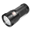 Latarki Pochodni 55 W 18LED do ładowania przenośne latarki Super Bright 100000 Lumens Bank Power Bank IPX6 Waterproof EDC Searchlight 0109